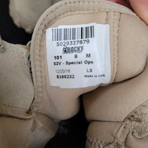 ROCKY S2V VENTED MILITARY BOOT - Picture 2 of 3